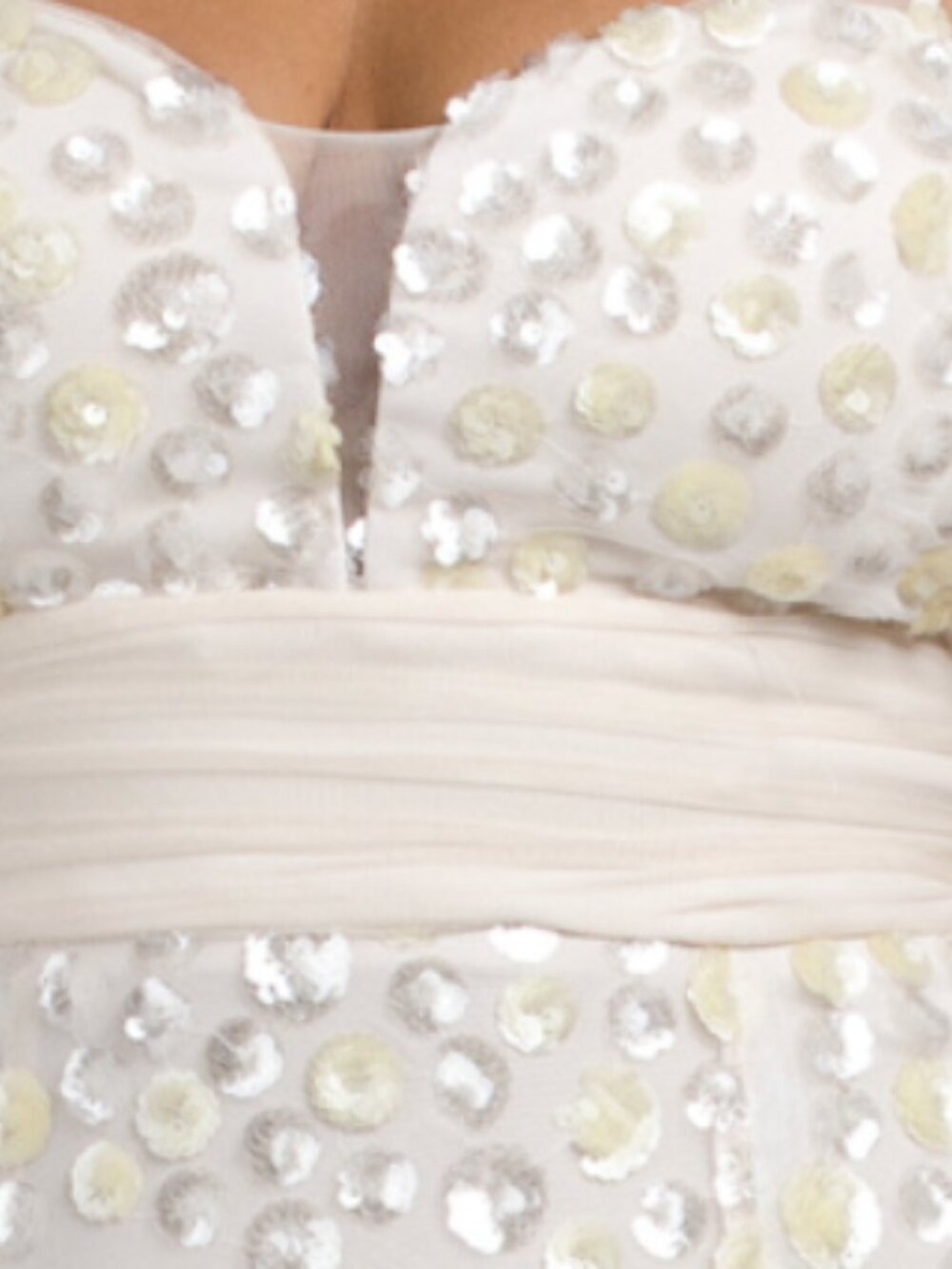 MORGAN 3d Floral Embroidered Sequin Gown - Picture 3 of 3